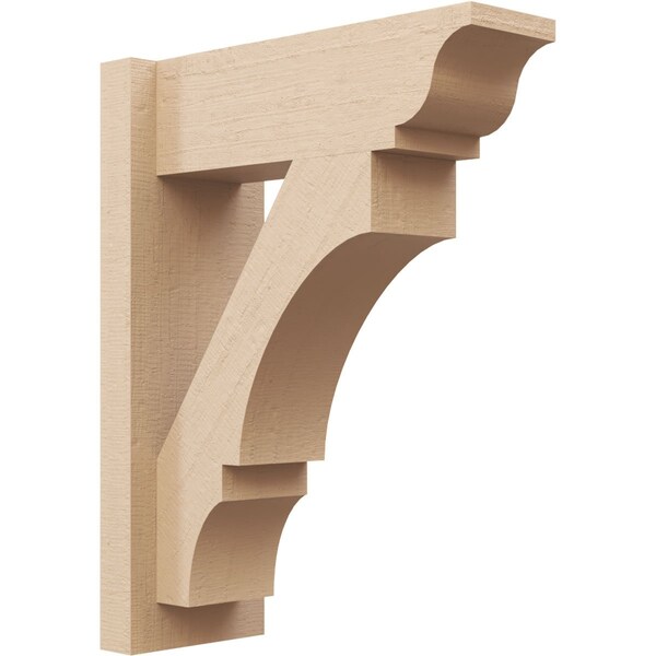 Ekena Millwork 5 1/2-in W x 14-in D x 18-in H Balboa Trad Rough Cedar Woodgrain TimberThane Outlooker, Primed Tan OUTUR055X14X18BOA04RCPR - main